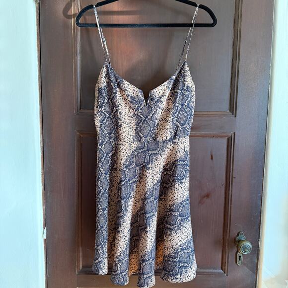 BLUE LIFE | Sexpot Mini Dress in Brown and Black Snake Print | Small - Picture 2 of 6